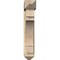 Ekena Millwork Merced Arts and Crafts Rough Sawn Bracket w/ Offset Brace, Douglas Fir, 8"W x 32"D x 44"H BKT0806X32X44MRC03RDF - alternate 3